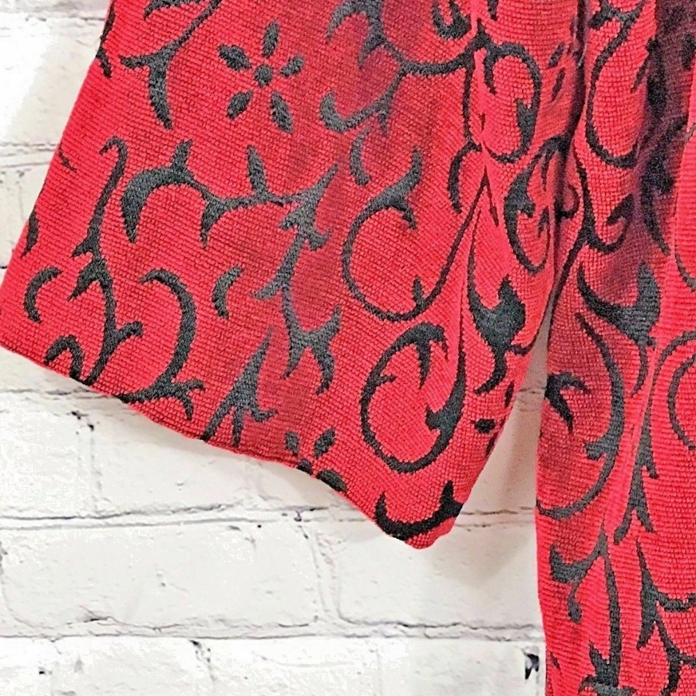 Sag Harbor Women’s Size 14 Red with Black Jacket - Picture 3 of 8